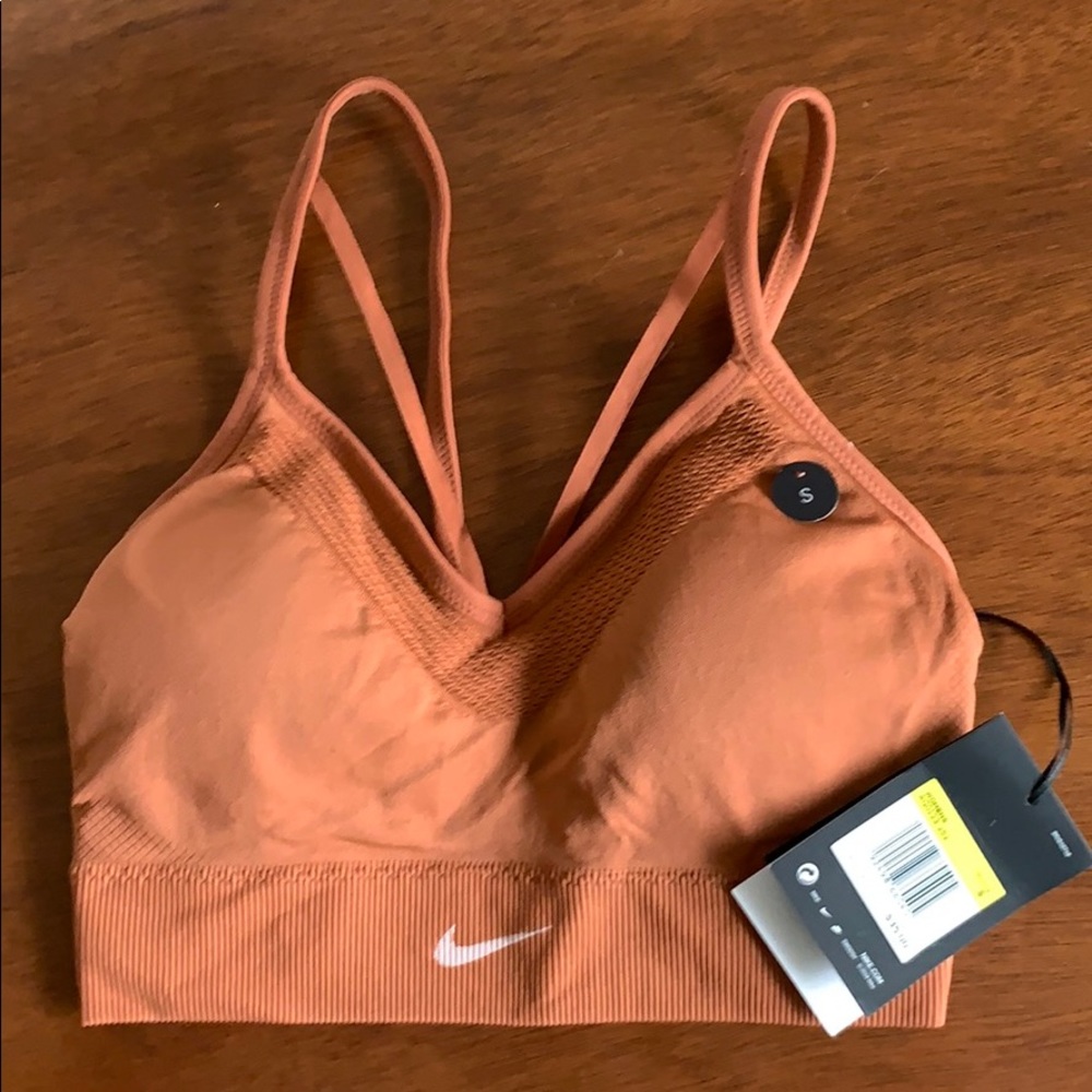 NWT burnt orange Nike Sports Bra